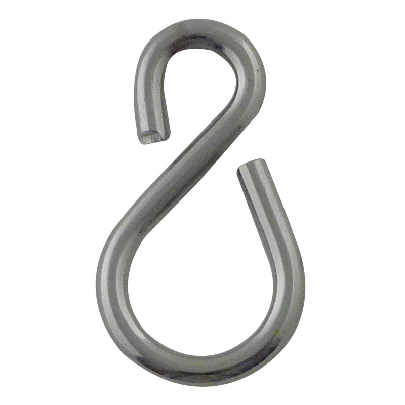 Uneven"S" hook zinged steel  - Viso