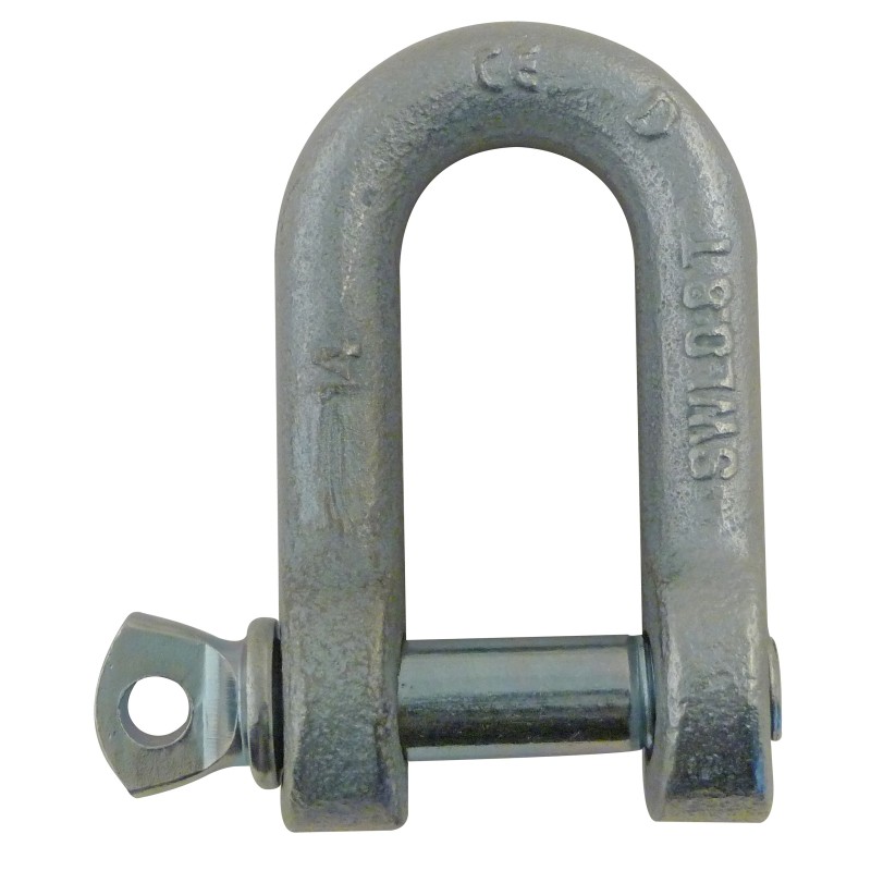 Forged zinc-plated shackle - Viso