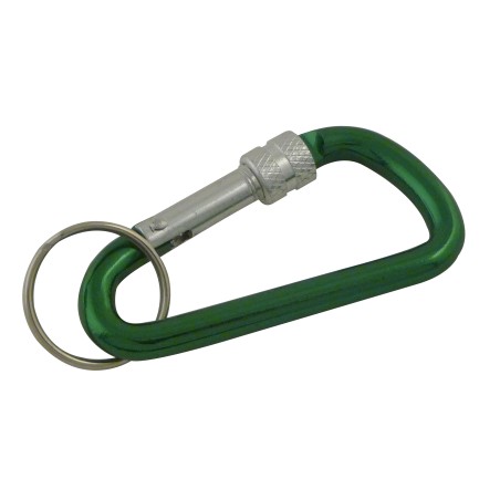 Aluminium keychain snap hook with screw - Viso