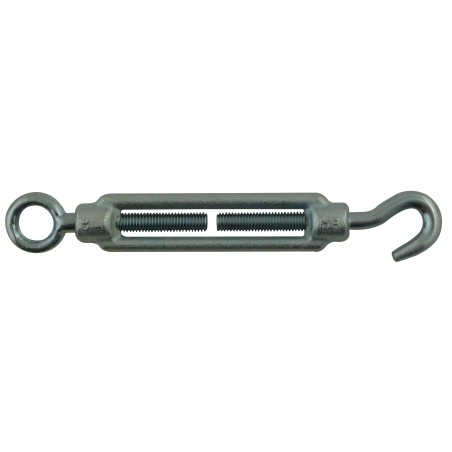 Steel turnbuckle with 1 eye and 1 hook  - Viso