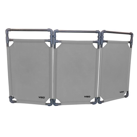 PVC Intervention barrier - 3 panels - Viso