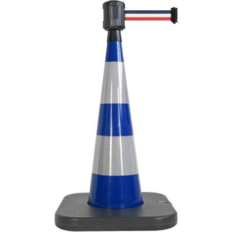 Traffic cone with retractable belt - Viso