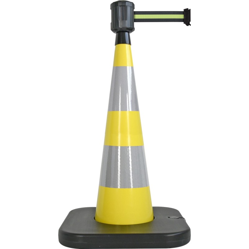 Traffic cone with retractable belt - Viso