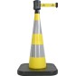 Traffic cone with retractable belt - Viso