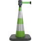 Traffic cone with retractable belt - Viso