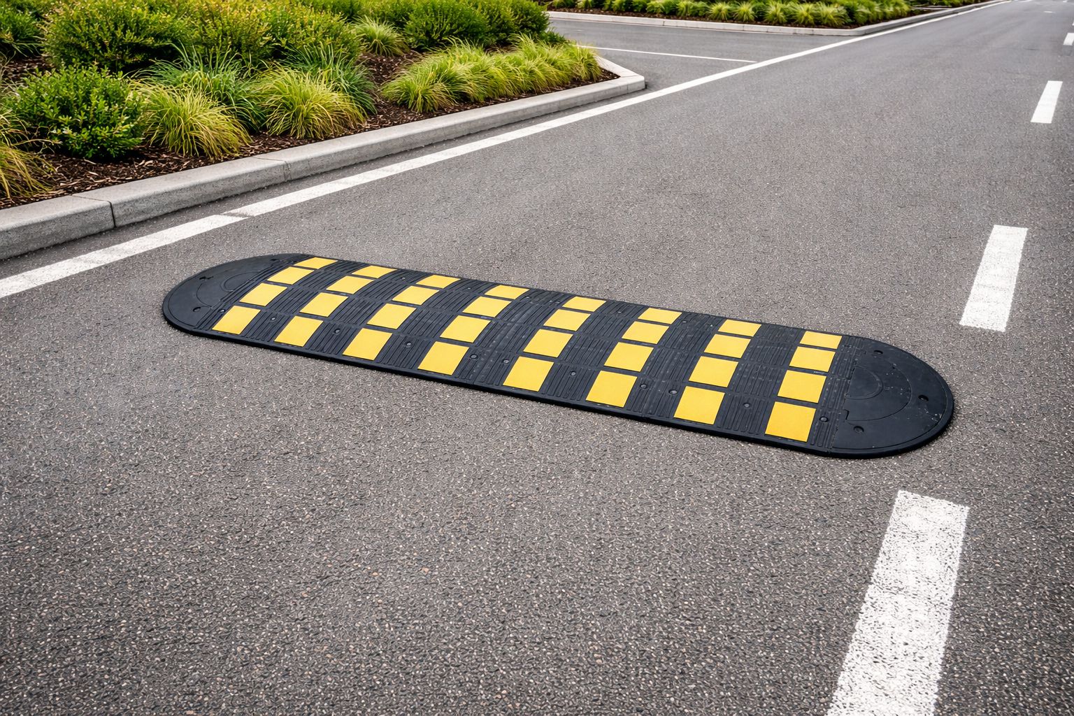 Pourquoi le coussin de ralentissement en caoutchouc 20 mm est indispensable pour la sécurité routière