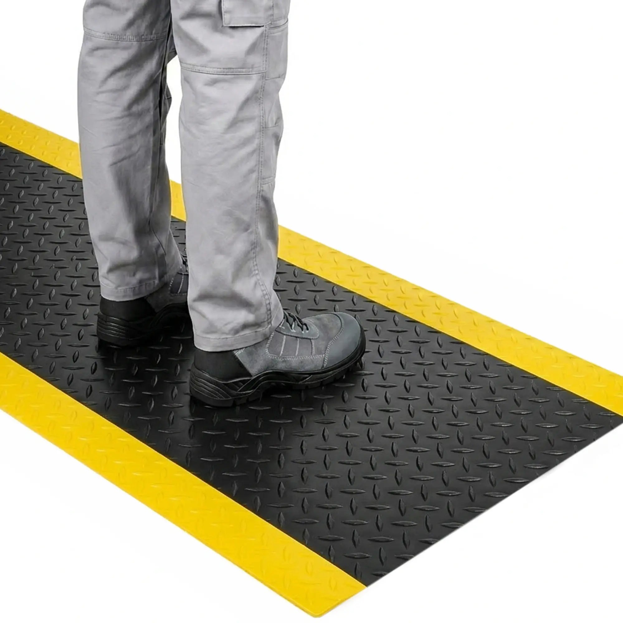 Tapis anti-fatigue W2 : mousse haute densité 12,7 mm pour postes debout 8 h en milieu sec