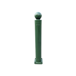 Poteau à mémoire de forme à fixer sur platine Ø 80 mm - tête cylindrique