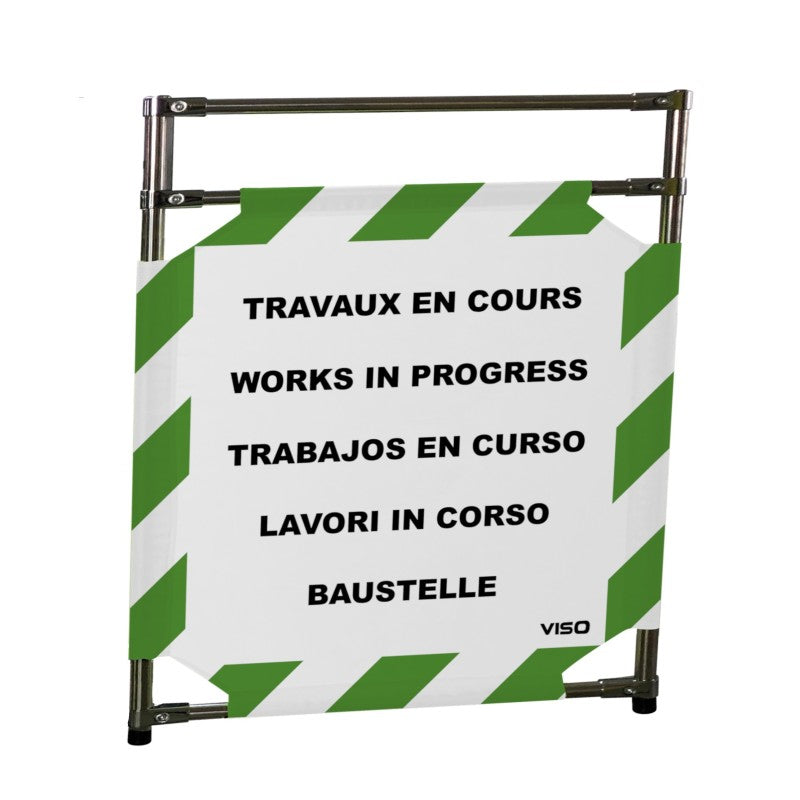 Barrière d'intervention INOX 1 panneau