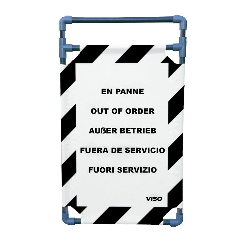 Barrière d'intervention INOX 1 panneau