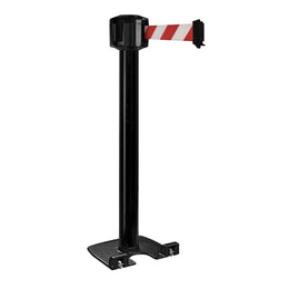 Poteau de guidage extérieur mobile base lourde à roulettes – Sangle longue portée 10m, aluminium