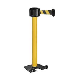 Poteau de guidage extérieur mobile base lourde à roulettes – Sangle longue portée 10m, aluminium