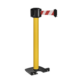 Poteau de guidage extérieur mobile base lourde à roulettes – Sangle longue portée 10m, aluminium