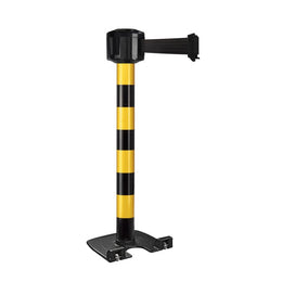 Poteau de guidage extérieur mobile base lourde à roulettes – Sangle longue portée 10m, aluminium