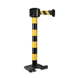 Poteau de guidage extérieur mobile base lourde à roulettes – Sangle longue portée 10m, aluminium