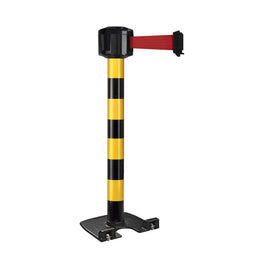Poteau de guidage extérieur mobile base lourde à roulettes – Sangle longue portée 10m, aluminium