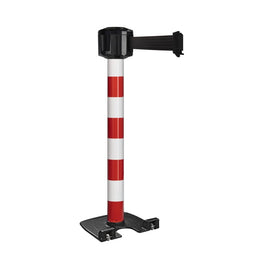 Poteau de guidage extérieur mobile base lourde à roulettes – Sangle longue portée 10m, aluminium