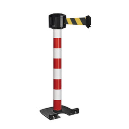 Poteau de guidage extérieur mobile base lourde à roulettes – Sangle longue portée 10m, aluminium
