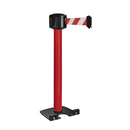 Poteau de guidage extérieur mobile base lourde à roulettes – Sangle longue portée 10m, aluminium