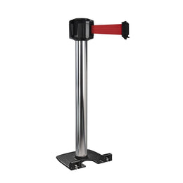 Poteau de guidage extérieur mobile base lourde à roulettes – Sangle longue portée 10m, aluminium