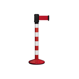 Poteau de guidage extérieur à sangle 4 m - Base lestée aluminium Ø80 mm
