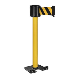 Poteau de guidage extérieur mobile base lourde à roulettes – Sangle longue portée 10m, aluminium