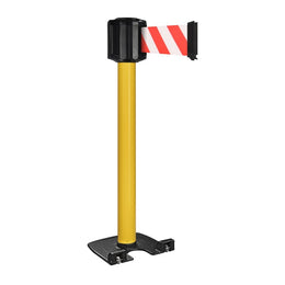 Poteau de guidage extérieur mobile base lourde à roulettes – Sangle longue portée 10m, aluminium