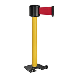 Poteau de guidage extérieur mobile base lourde à roulettes – Sangle longue portée 10m, aluminium