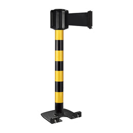 Poteau de guidage extérieur mobile base lourde à roulettes – Sangle longue portée 10m, aluminium