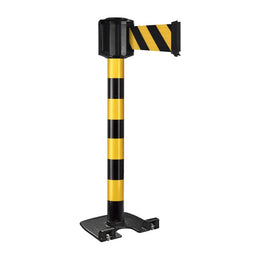Poteau de guidage extérieur mobile base lourde à roulettes – Sangle longue portée 10m, aluminium