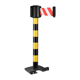 Poteau de guidage extérieur mobile base lourde à roulettes – Sangle longue portée 10m, aluminium