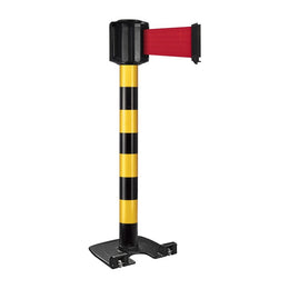 Poteau de guidage extérieur mobile base lourde à roulettes – Sangle longue portée 10m, aluminium