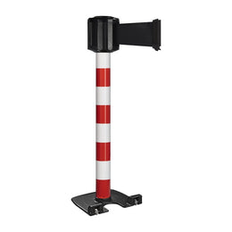 Poteau de guidage extérieur mobile base lourde à roulettes – Sangle longue portée 10m, aluminium