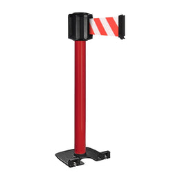 Poteau de guidage extérieur mobile base lourde à roulettes – Sangle longue portée 10m, aluminium