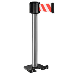 Poteau de guidage extérieur mobile base lourde à roulettes – Sangle longue portée 10m, aluminium