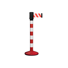 Poteau de guidage extérieur à sangle 4 m - Base lestée aluminium Ø80 mm