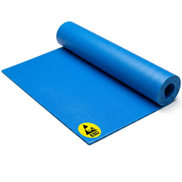 Tapis de table antistatique ESD W3 - Surface dissipative 10⁶-10⁹ Ω pour établis