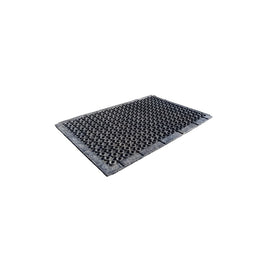 Plaque de roulage temporaire 80T PEHD - 800 × 1 200 × 32 mm, passage engins lourds