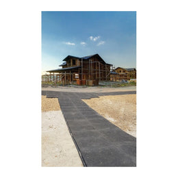 Plaque de roulage temporaire 80T PEHD - 800 × 1 200 × 32 mm, passage engins lourds