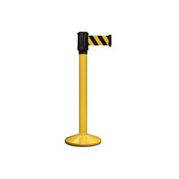 Poteau de guidage extérieur à sangle 4 m - Base lestée aluminium Ø80 mm