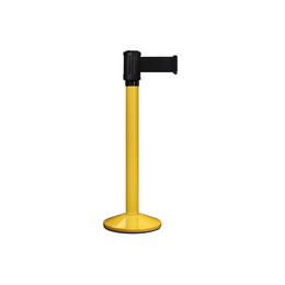 Poteau de guidage extérieur à sangle 4 m - Base lestée aluminium Ø80 mm