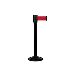 Poteau de guidage extérieur à sangle 4 m - Base lestée aluminium Ø80 mm