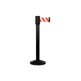 Poteau de guidage extérieur à sangle 4 m - Base lestée aluminium Ø80 mm