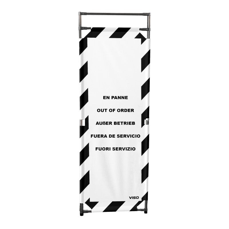 Barrière d'intervention INOX 1 panneau