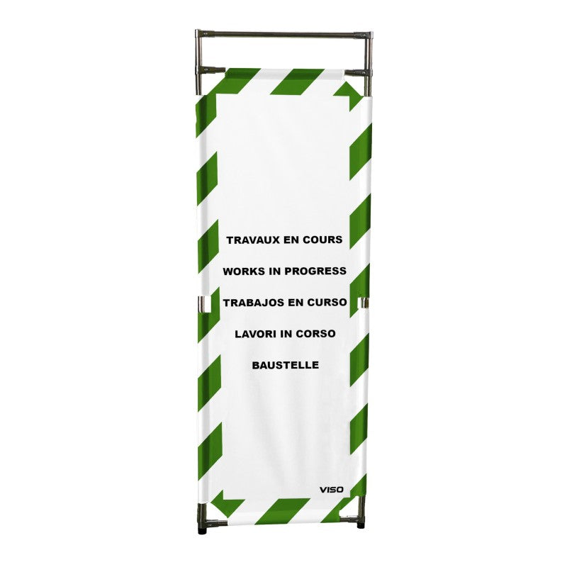 Barrière d'intervention INOX 1 panneau