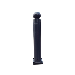 Poteau à mémoire de forme à fixer sur platine Ø 80 mm - tête cylindrique