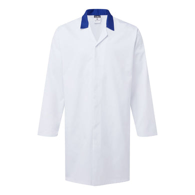 Blouse sans poches pour l’industrie alimentaire.