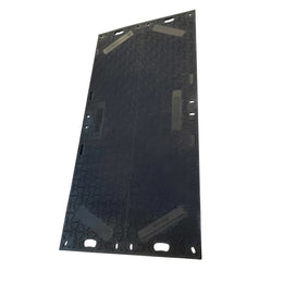 Plaque de roulage temporaire 80T - 2 410 × 1 200 × 20 mm, HDPE chantier industriel