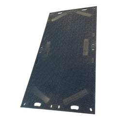 Plaque de roulage temporaire 80T - 2 410 × 1 200 × 20 mm, HDPE chantier industriel
