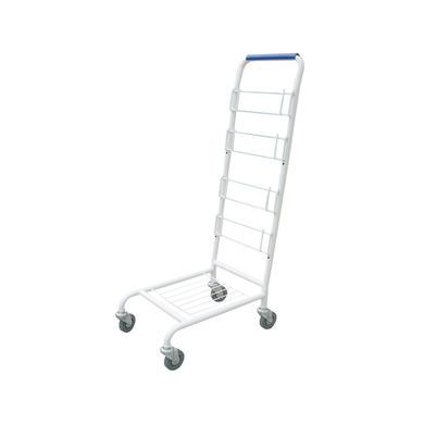 Chariot de tri courrier pour corbeilles COR610 et 1910 - acier, 4 niveaux